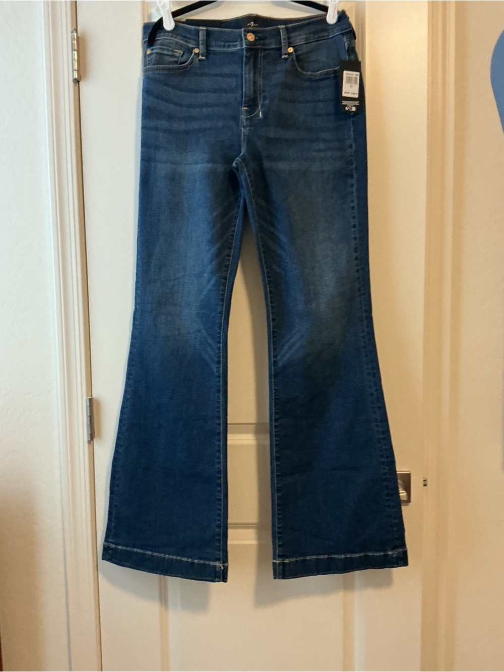 7 For All Mankind Dojo Slim Illusion Flare Jeans